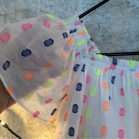 Mini Boden ruffled polka dot dress - Picture 2 of 8